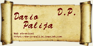 Dario Palija vizit kartica